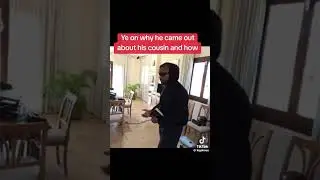 KANYE WEST SPEAKS UP ABOUT HIS COUSIN! #music