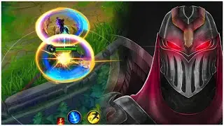 SNOW BALL WITH ZED EVERY GAME? | ZED VS MORGANA MID LANE GAME PLAY