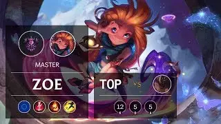 Zoe Top vs Malphite - EUW Master Patch 9.20