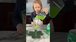 ☘️ Leprechaun Juice Recipe #kidscookingrecipes #shorts #kidscookingchannel #kidscookingshow