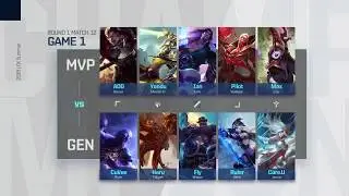 Taric Yi VS Braum Taliyah   MVP vs GEN Game 1 Highlights   2018 LCK Summer W1D6