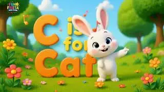 C is for Cat | ABC Song for Kids |Fun Fiesta Kids Zone 