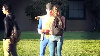 Vegeta Asking Girls To Be His Valentine
