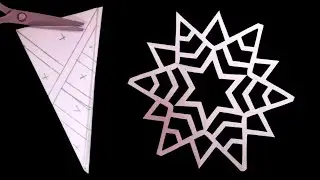 Easy DIY Paper Snowflake Tutorial for Beginners | Unique Kashmiri-Inspired Designs  