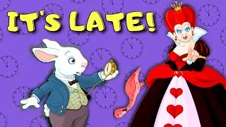 IT'S LATE! | Alice in Wonderland English Fairy Tale | Best Animated Stories for Kids (2023)