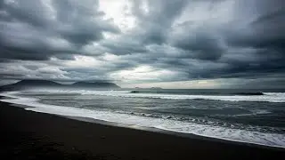 Gentle Sea Waves at Night | Quiet Night for Peaceful Sleep and Healing with Deep Ocean Calm