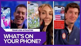 Team USA Athletes Reveal Phone Screens | 2026 Winter Olympics