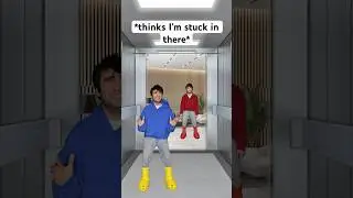Когда у лифта две двери 🤣 #шорты #уместно