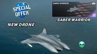 Saber Warrior - New Drone in Modern Warships !! 