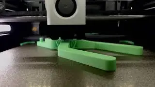 3D printing a snowball maker, first the handle.