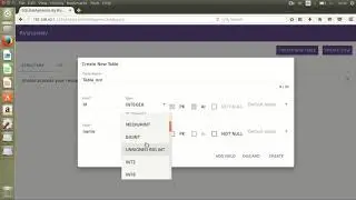 How to create a new table in SQLite MyAdmin - Android