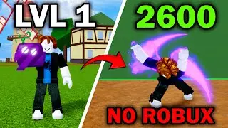 Noob To Pro with BLADE FRUIT in Blox Fruits! Roblox