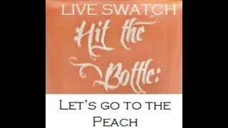 Hit the Bottle Let's Go to the Peach Stamping Polish Live Swatch