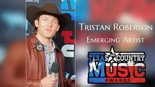 Tristan Roberson Wins Emerging Artist of the Year | Texas Country Music Awards 2025
