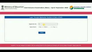 How to fill undertaking and download admit card of JEE main-April 2020?(#TekbsSync)