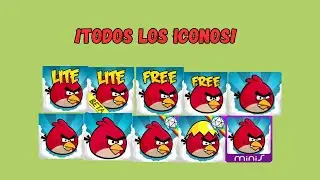 todos los iconos de angry birds classic