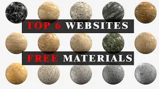 Top 6 Websites for FREE Textures and Materials PBR