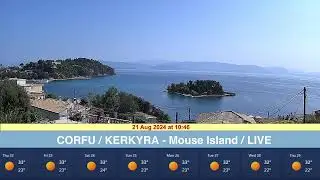 Corfu / Kerkyra Mouse Island LIVE