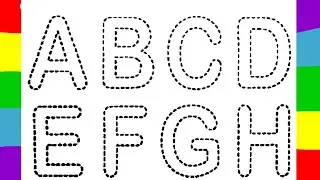 ABC TRACING FOR KIDS| Abcd tracing| Alphabet tracing and colouring 