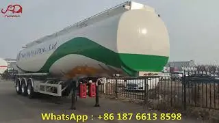 Made In China | Triaxle Fuel Tanker Trailer Price | 3 Axle Fuel Tanker Trailer For Sale
