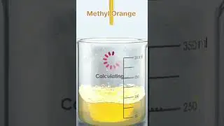 Sodium Hydroxide with methyl orange #shortsfeed #practical #chemistryexperiment #viralreels #science