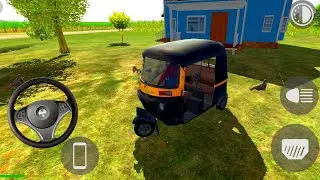 Auto Rikshaw Crazy Village Ride Gameplay | Indian Car Simulator & Indian Bike Driving 3D Fun Action