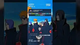 THE MOMENT ITACHI JOIN AKATSUKI 😳🔥 #Naruto #viralshort