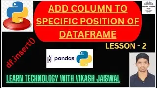 ADD/APPEND COLUMN TO EXISTING PANDAS DATAFRAME|EDUCATE YOURSELF DAILY