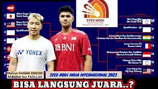 SYED MODI INTERNATIONAL, DRAWING DAN WAKIL INDONESIA