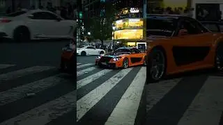 TOKYO DRIFT RX7 VEILSIDE FORTUNE IN SHIBUYA JAPAN