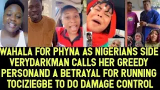 NIGERIANS REACT TO PHYNA VS VERYDARKMAN AND IZIEGBE SAGA ON DANGOTE TRUCK KPAI KPAI