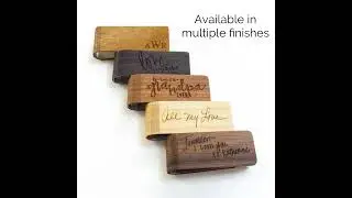 Custom Engraved Handmade Money Clips &ndash; Personalized Gifts for Men | Unique & Stylish