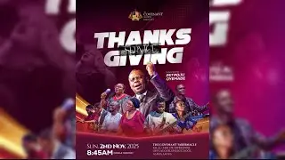 THANKSGIVING SERVICE || SINGLE SERVICE || PST. POJU OYEMADE || 2ND NOVEMBER, 2025