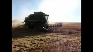 Ernte 2012 - JD C670, JD 2256, Fendt Varios 724, 924, 936