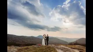 Sweet Elopement in the Blue Ridge mountains