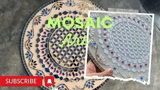 Mosaic art || easy way to make mosaic art || simple idea for mosaic art#mirrormosaic #traditionalart