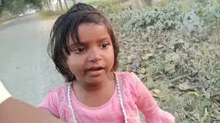 आराध्या को रास्ते में छोड़ दिया वह रोने लगी ।।🥰