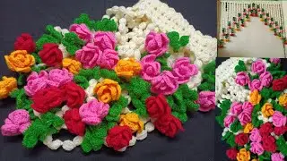 Amazing Woolen 🌷🌷 Toran, மிகவும் அழகான நிலைவாசல் தோரணம்