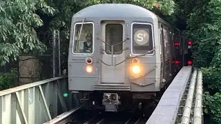 Riding the R46 Rockaway Shuttle Across Jamaica Bay from Rockaway Park to Rockaway Boulevard