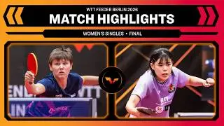 Nina Mittelham vs Kotomi Omoda | WS Final | WTT Feeder Berlin 2026