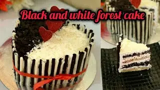 ഒരു ബ്ലാക്ക്&zwnj; and വൈറ്റ് കേക്ക്  | Black and White forest cake | Ummees kitchen