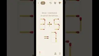 Level 429 - Matchstick - Math Riddles #matchstick #mathriddles
