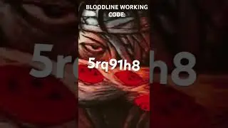 Blood lines only working code #bloodlines #roblox