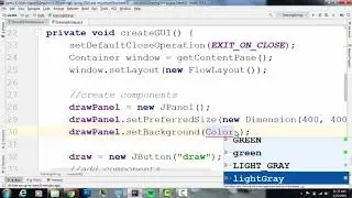 JPanel, drawString() and JButton