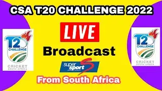 Super sports live broadcast CSA T20 CHALLENGE 2022 in South Africa | CSA T20 challenge 2022