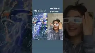When you have glasses but got to watch 3d movies