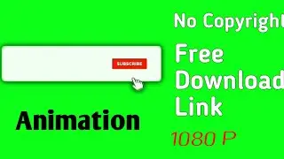 Green Screen Animated Subscribe Button