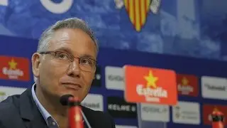 Presentació Miguel Álvarez com a nou entrenador del CE  Sabadell