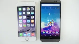 iPhone 6 VS HTC One M8 Comparison and SPEED TEST