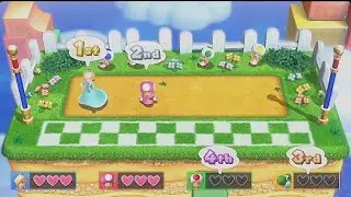 Mario Party 10 - Snake Block Party Minigame Gameplay 